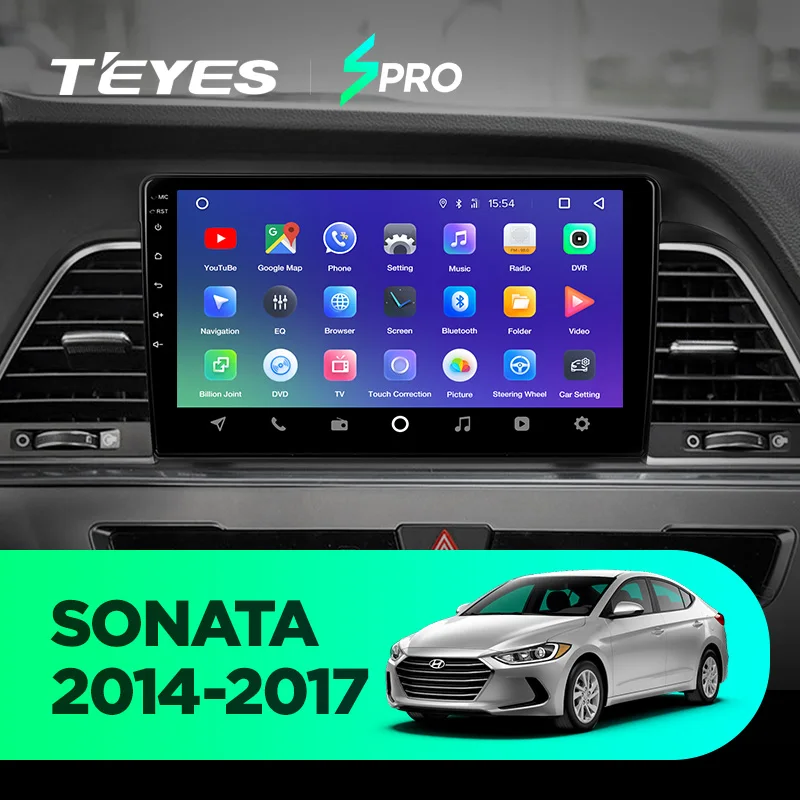 TEYES SPRO для hyundai Sonata- автомобильный Радио Мультимедиа Видео плеер навигация gps Android 8,1 аксессуары седан без dvd 2
