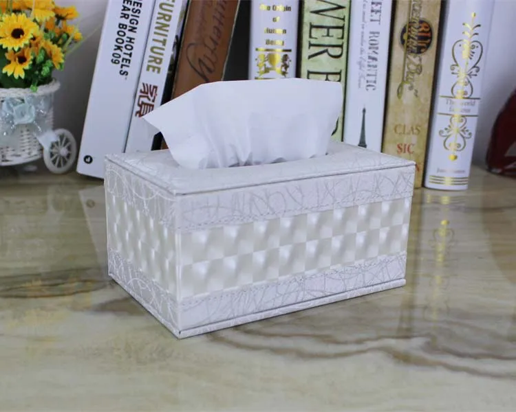 Высококачественная кожаная коробка для салфеток автомобиля комнаты|tissue box for