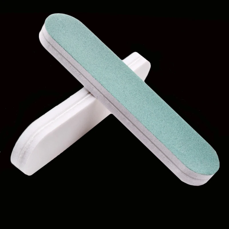 Буферные блоки для дизайна ногтей зеленые двухсторонние мини-пилки инструменты