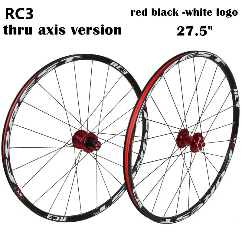 MTB горный велосипед RC3 thru axis колесики для вала Сверхлегкий 26/27.5 дюймов передний