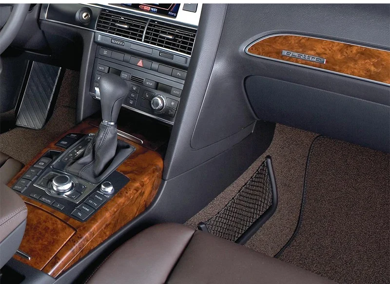 Автомобильный Стайлинг для Audi A6 C6 2005-2011 автоматическая ручка переключения скоростей головки чехлы из углеродного волокна Наклейки интерьерные авто аксессуары