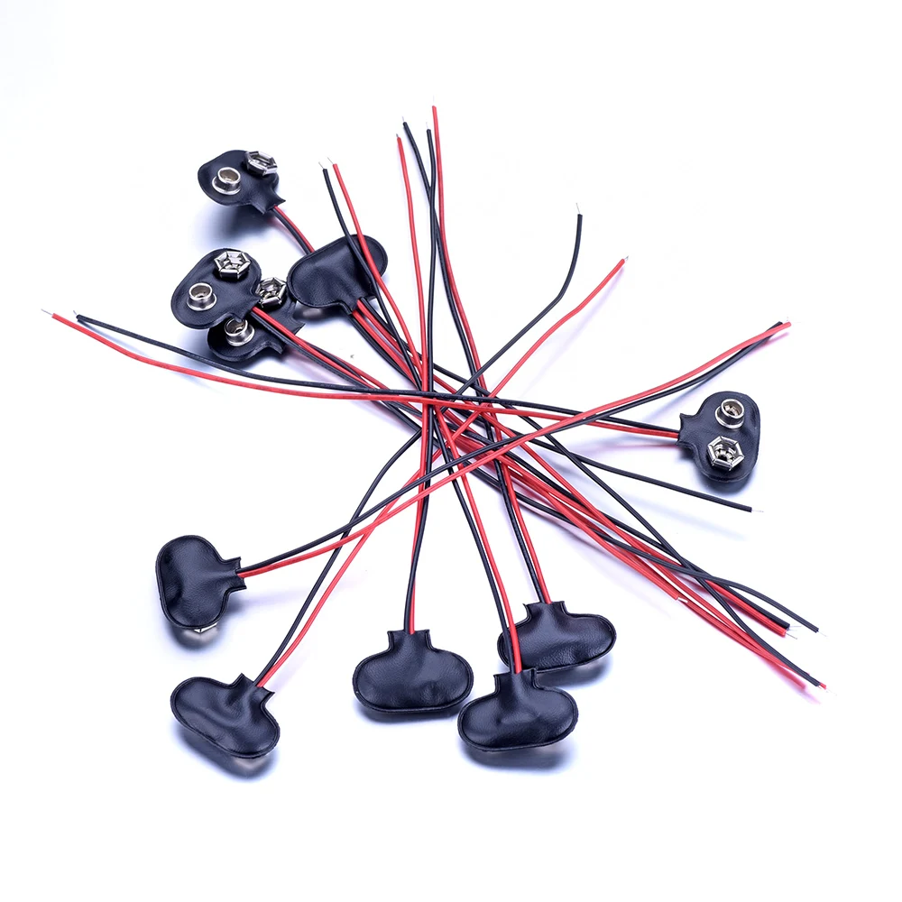 10 шт. 9 вольтовый кабель питания для подключения аккумулятора к разъему