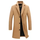 Мужская длинная куртка XingDeng, модная деловая ветрозащитная верхняя одежда, приталенная хлопковая куртка большого размера 5XL, одежда высокого качества для зимы