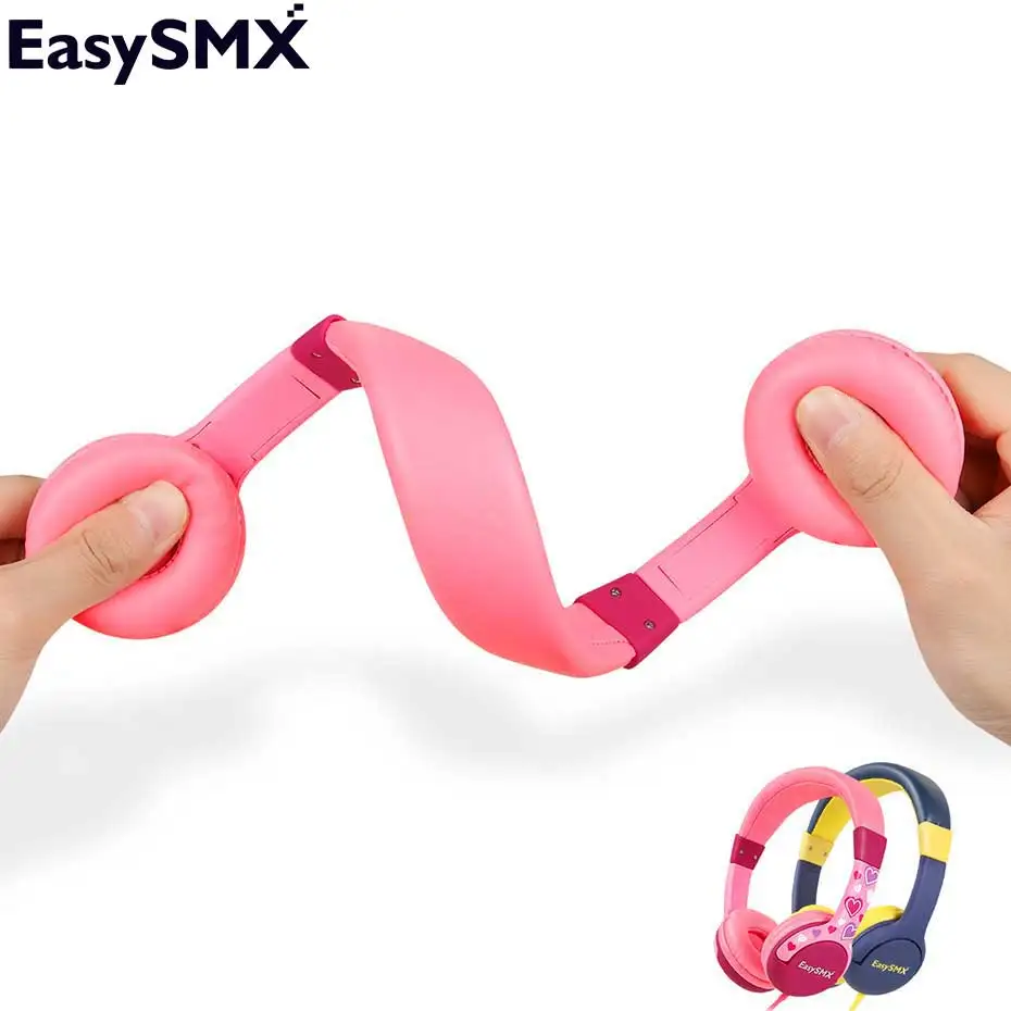 Новые детские наушники EasySMX KM 666 гарнитура с 80 85дб детская безопасная объемная для