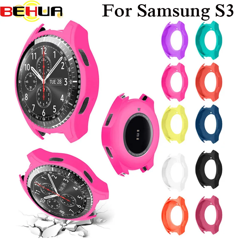 Силиконовый Красочный Защитный чехол для Samsung Galaxy Gear S3 Classic мягкие Защитные чехлы