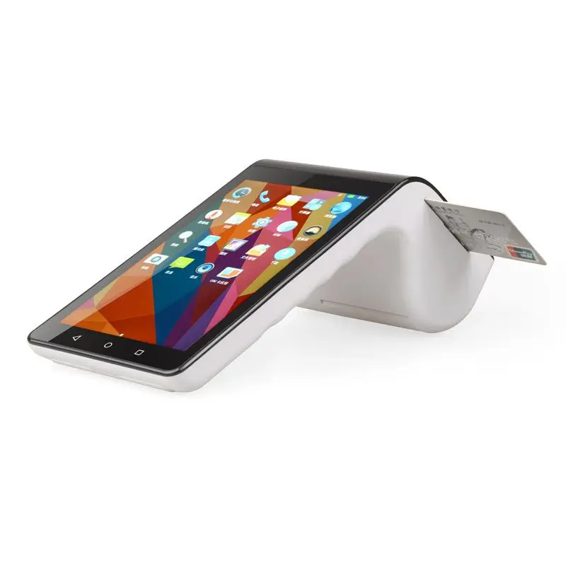 Точка продажи Android терминал с 58 мм Термопринтер NFC 2D сканер PT 7003|thermal printer|58mm thermal