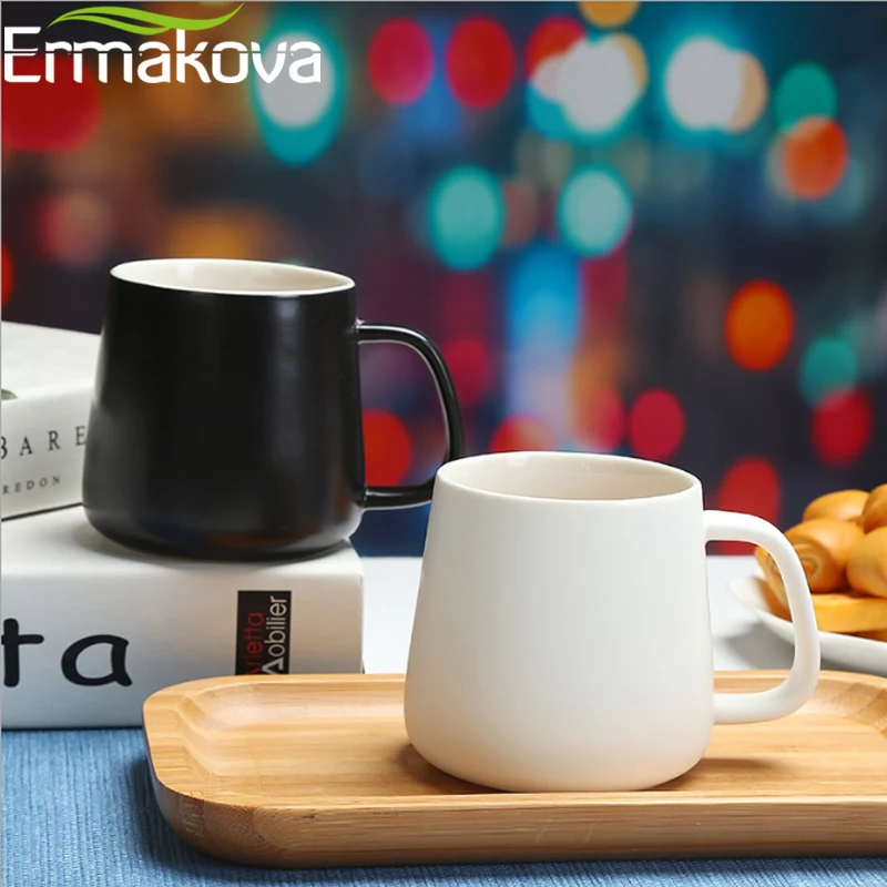 Керамическая кофейная кружка ERMAKOVA чашка для кофе чая пива 300 мл (10 унций)
