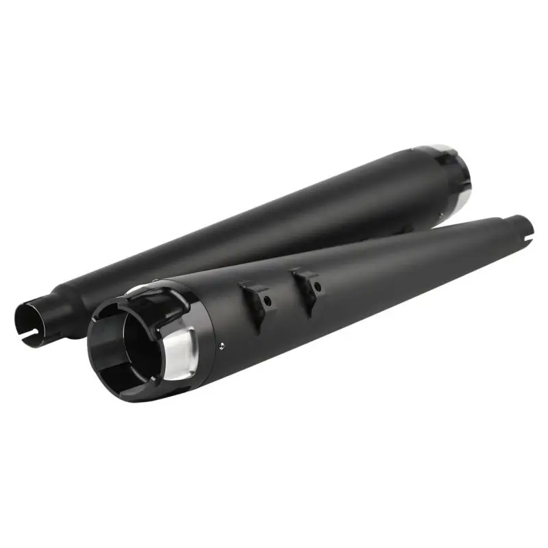Хромированные матовые черные выхлопные трубы 4 &quotMegaphone для Harley Touring моделей Electra