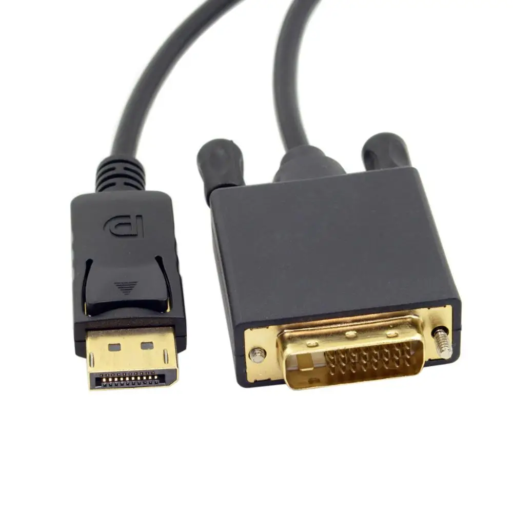 

1.8m DisplayPort DP Male to DVI Male Single Link Video Cable for DVI Monitor