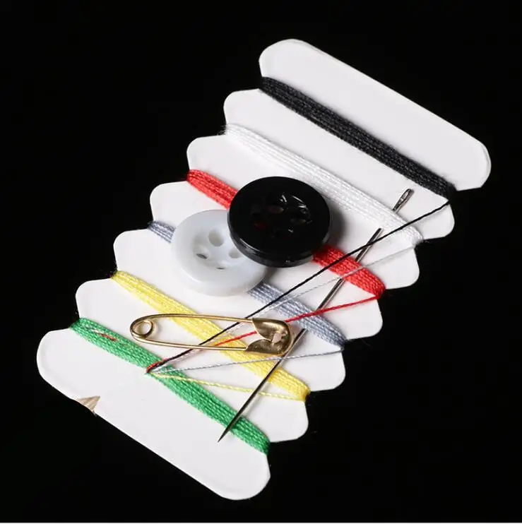 Новый 100 Набор Мини Портативный комплект для шитья игольчатая нить набор штифтов