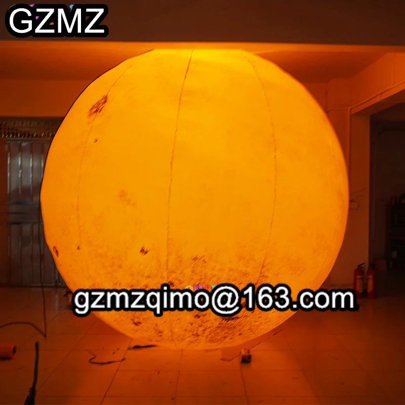 giant helium Inflatable Moon Ball for Mall hanging inflatable planet balloon party decoration/exhibition/events |