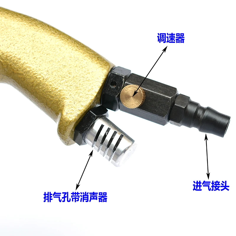 10-миллиметровая скоростная пневматическая дрель с реверсивной дрелью