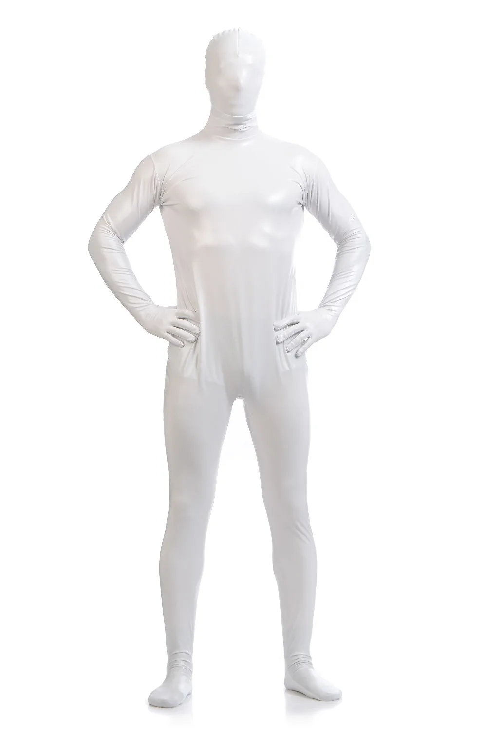 Multi Colors Shiny Fullbody Metallic Men's Tight zentai Bodysuit costume Full Body Shiny Spandex Lycra Spandex Zentai Costume