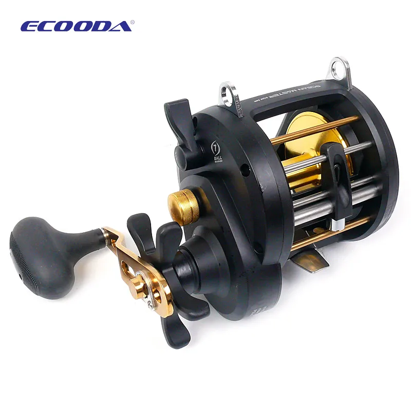 Катушка рыболовная ECOODA Baitcasting 10 кг 6 2: 1 7 подшипников|Рыболовные катушки| |