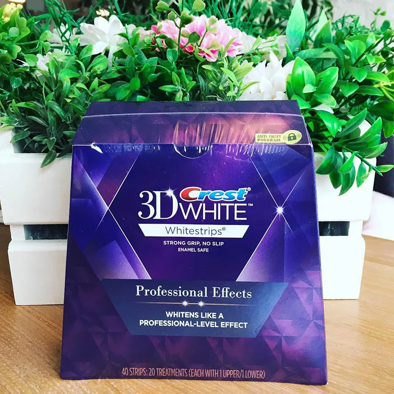 3D белые отбеливание зубов полоски профессиональные эффекты Whitestrips гигиена