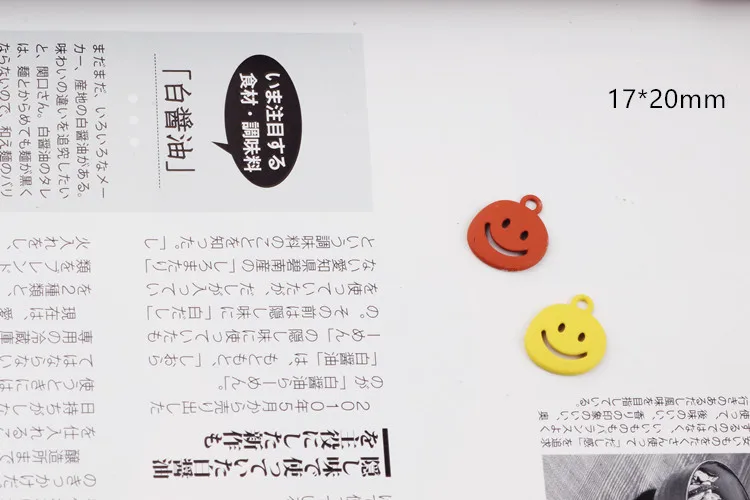 Металлический браслет Kawaii Smiley Face Charms 10 шт./лот | Украшения и аксессуары