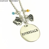 fantasy universe riverdale charm necklace cosplay high quality kawaii metal fashion jewelry woman gift
