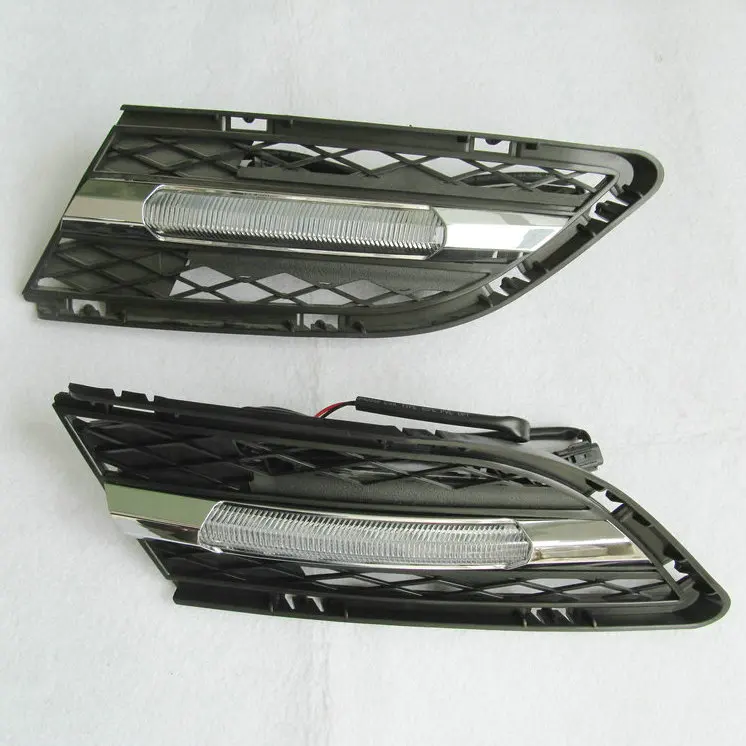 1 пара DRL для BMW E90 3 серии 328i 320i 325i 330i 2010 2011 2012 LED дневные ходовые огни Дневные