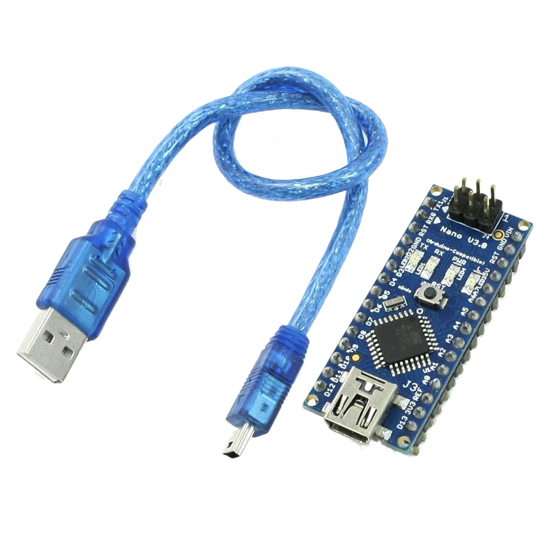 Nano V3.0 AVR ATmega328 P 20AU плата модуля Черный Синий w USB кабель|usb usb|usb c usb cableusb |