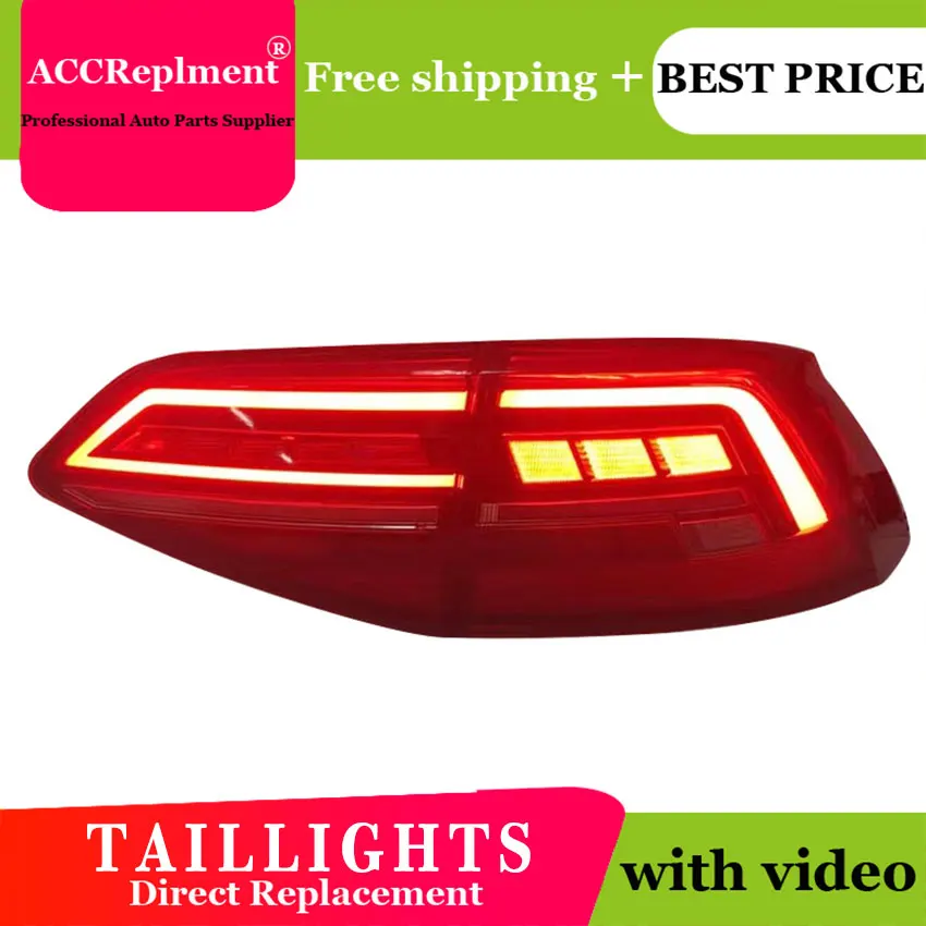

4PCS Car Styling for Lamando Taillights 2015-2018 for Lamando LED Tail Lamp+Turn Signal+Brake+Reverse LED light