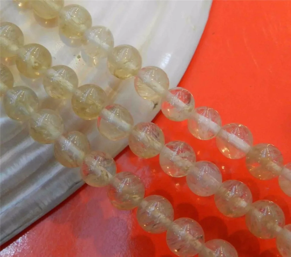 Модные желтые бусины из арбуза и турмалина 6 мм 8 10 круглые свободные аксессуары