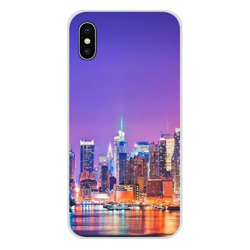 Прозрачный мягкий чехол для Samsung A10 A30 A40 A50 A60 A70 Galaxy S2 Note 2 3 Grand Core Prime NYC NEW YORK city