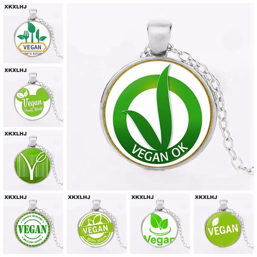 Vegan Fashion Multi Designs Glass Cabochon Bronze Angel Wings Pendant Ball Chain Necklace Jewelry Gifts For Valentine'S Day Gift |