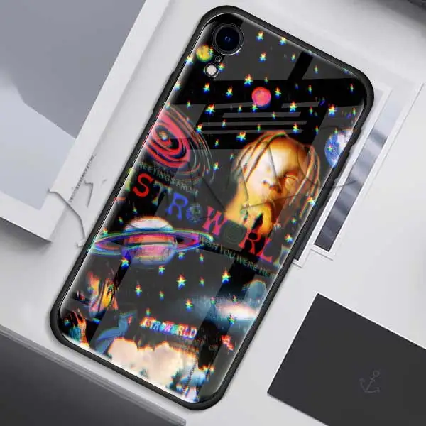 013 Чехлы с закаленным стеклом для Apple iPhone XR 7 8 6 6S Plus 11 Pro X XS MAX мягкий чехол для телефона - Цвет: 013