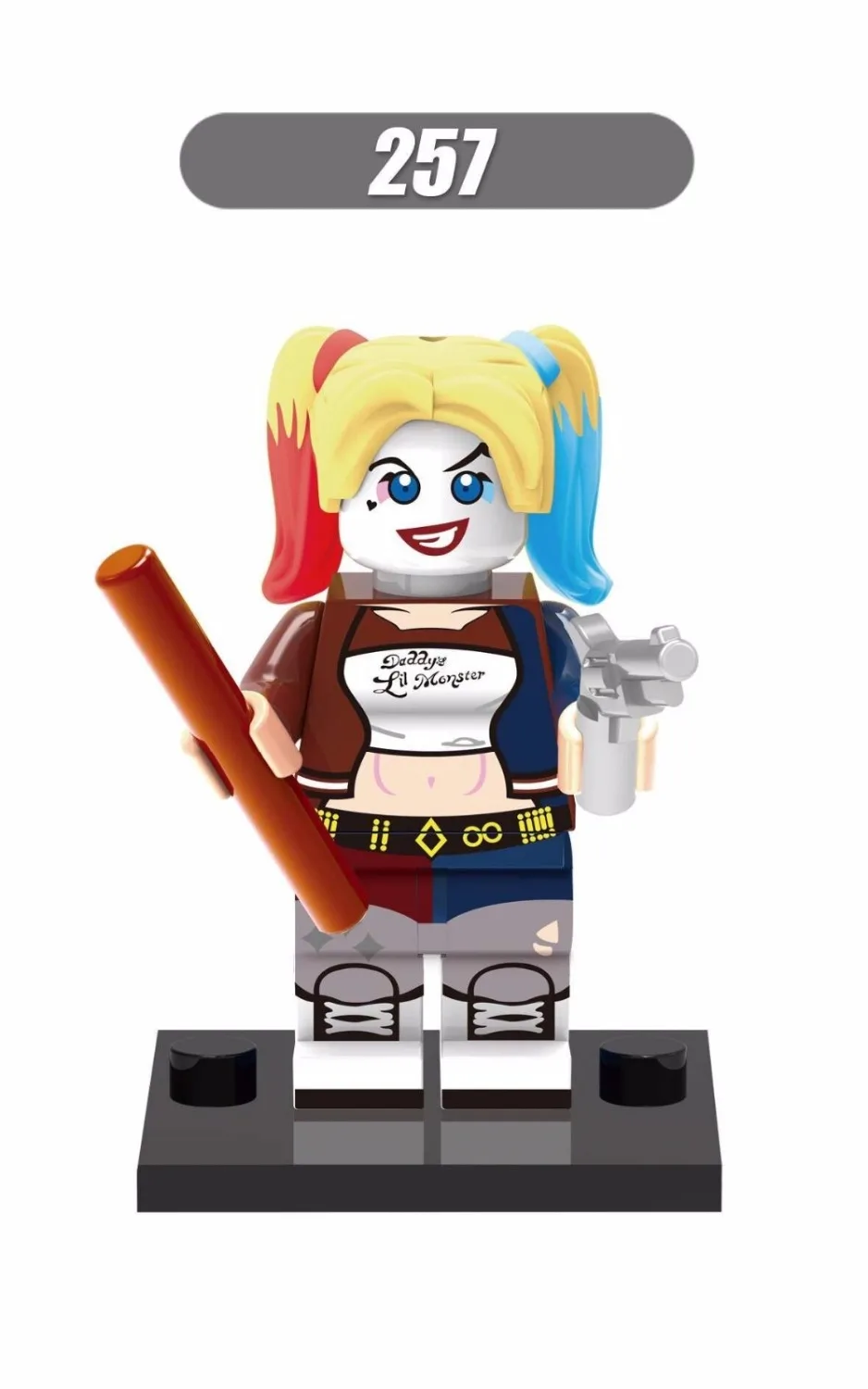 SN 10 шт XH 257 Супер Герои строительные блоки Harley Quinn DC модели кирпичи Legao игрушки|super