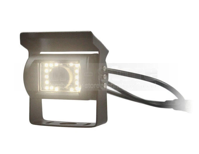 DIYSECUR DC12V-24V 4," Обратный автомобильный монитор заднего вида Водонепроницаемый ПЗС светодиодный ночное видение автобус грузовик камера автомобильное зарядное устройство - Название цвета: 4PIN camera