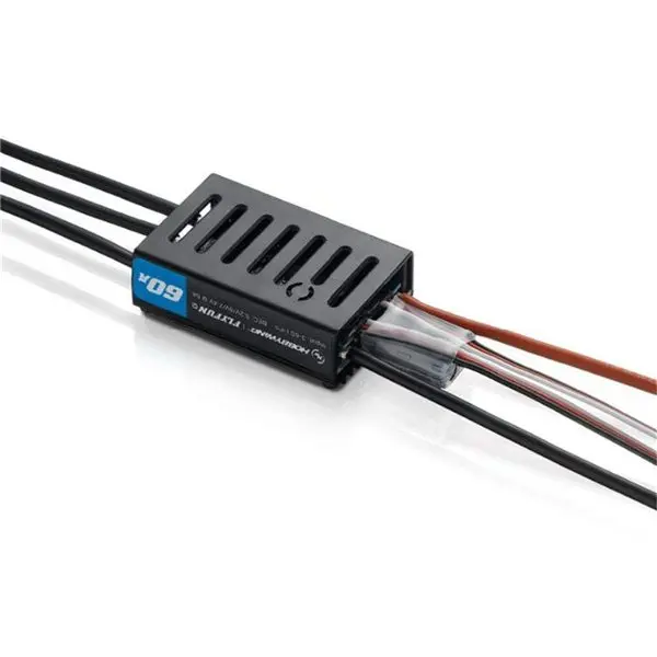 Фото Контроллер скорости Hobbywing FlyFun V5 60A ESC для 3-6S Lipo с функцией Део для радиоуправляемых летательных аппаратов квадрокоптеров дронов №2