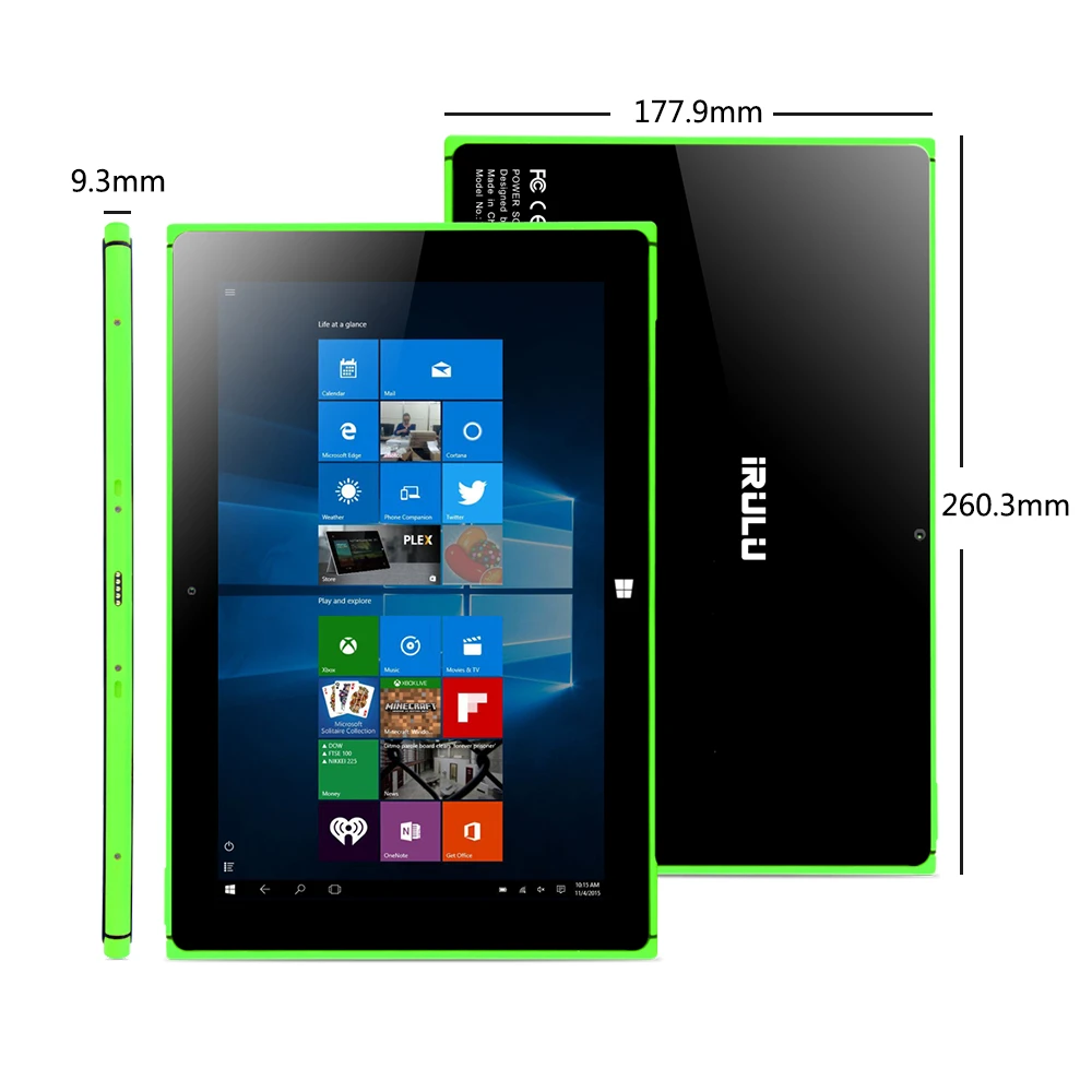 IRulu 10.1 &quotTablet Quad Core 6000 мАч 2 в 1 ноутбук ГБ + 32 две камеры OTG G-Сенсор 2MP 5MP таблетки |