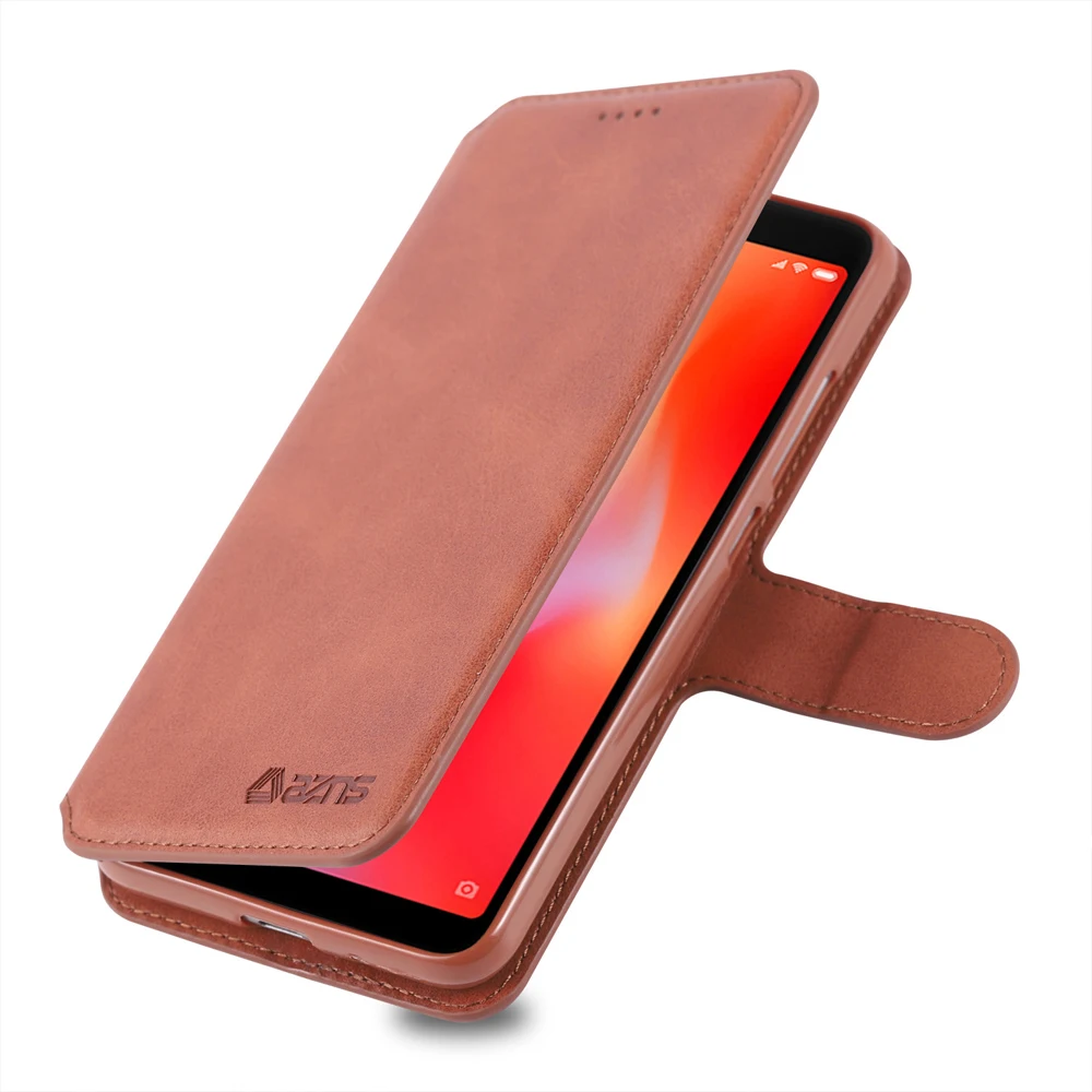 Роскошный кожаный чехол-бумажник для xiaomi redmi 6 redmi 6 Pro, держатель для карт, флип-чехол, силиконовый чехол для xiaomi redmi 6