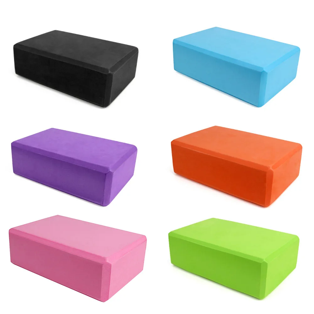 EVA Yoga Block Brick Exercise Fitness Tool Exercise Workout Stretching Aid Body Shaping Health Training