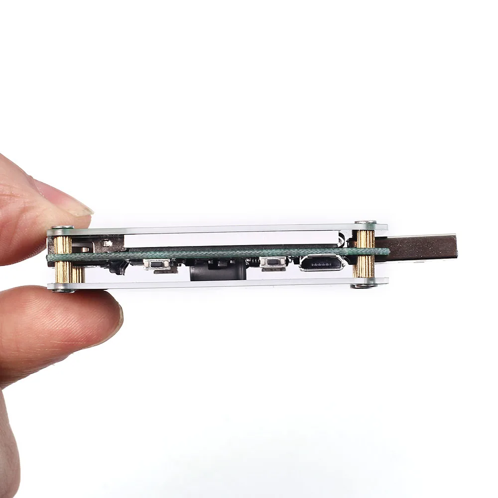 UM24 USB 2 0 IC тестер Вольтметр Амперметр ЖК-цифровой мультиметр-термометр измеритель