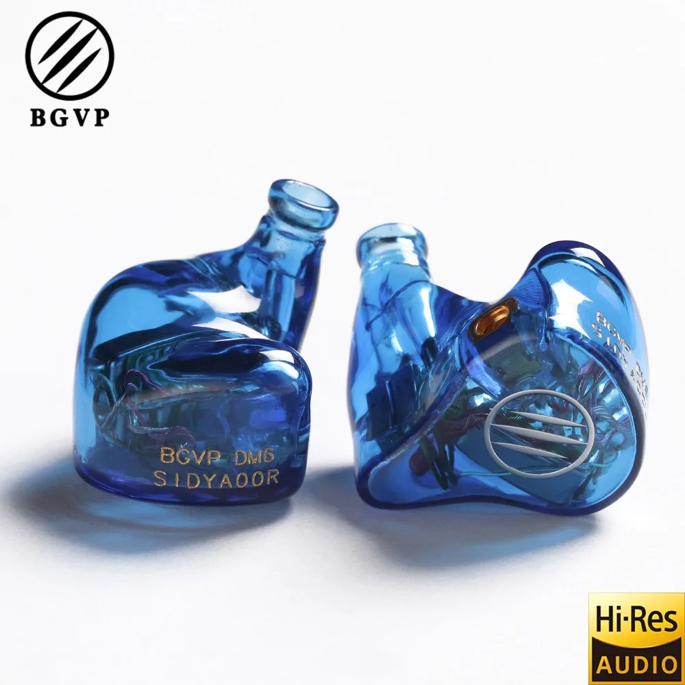 BGVP DM6 5BA сбалансированные арматурные наушники HiFi DJ монитор Audiophile гарнитура