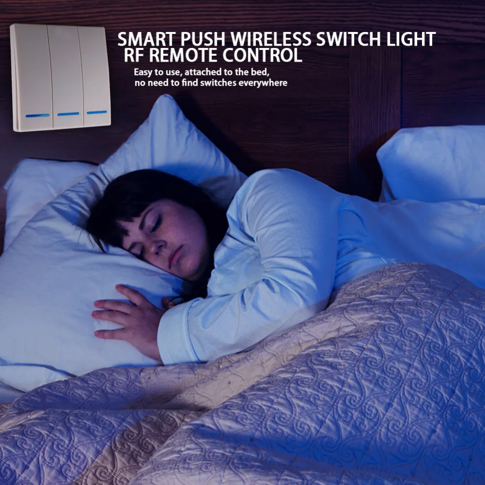 86 Тип 433 МГц Портативный беспроводной переключатель света RF дистанционное