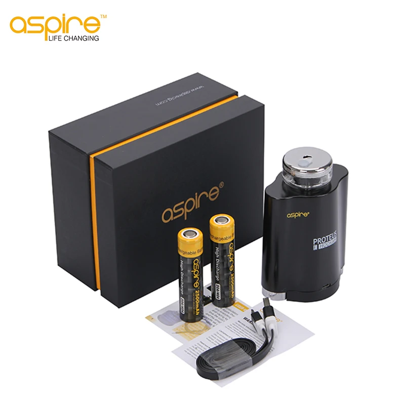 Оригинальный Aspire Proteus E hookah комплект электронной сигареты с 10 мл баком Hookah Vaporizer