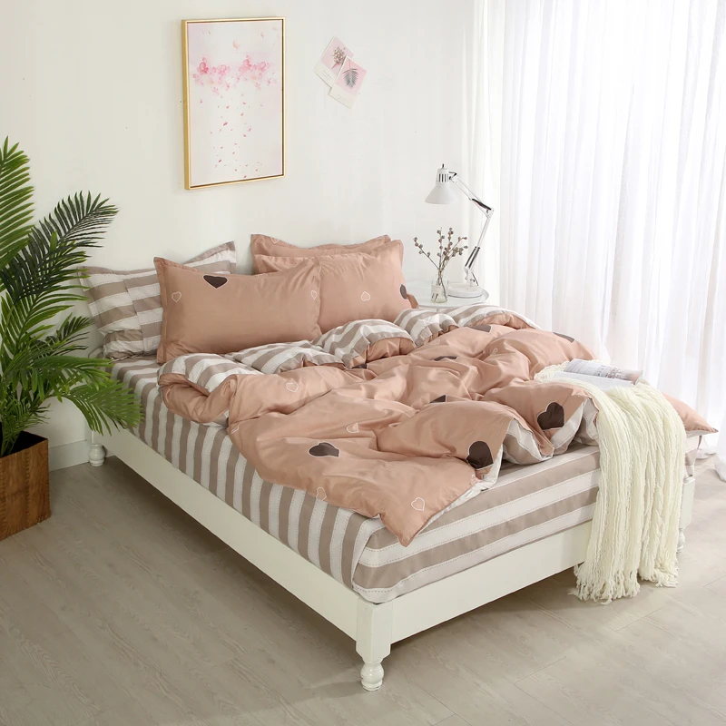 W1 1 Pcs Bedding Set Duvet Cover Quilt Cover Comforter Cover Pillowcase King Full Twin Queen Size Edredon 200*230/220*240cm - Цвет: W1