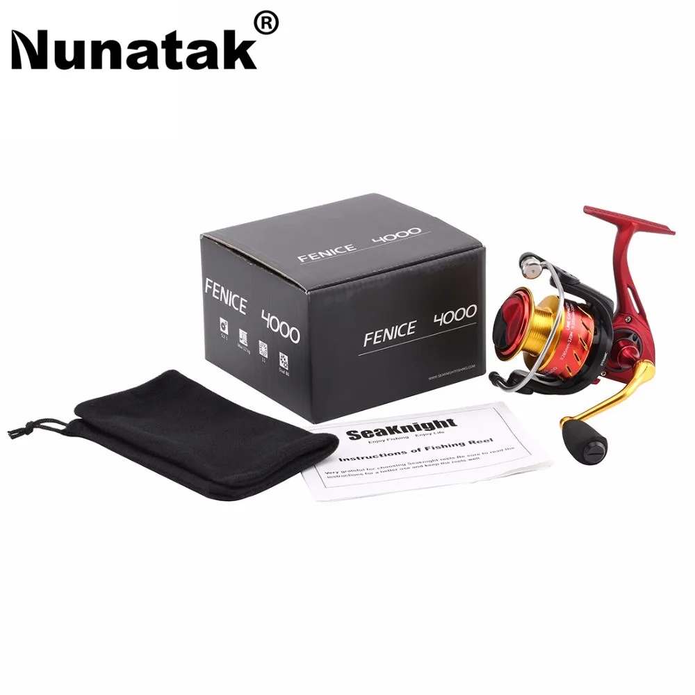 Nunatak Fishing Rods Reels Combo 1.8m-3.6m Carbon Telescopic Rod + 5.2:1 11BB FENICE 2000/3000/4000 Spinning Reel | Спорт и