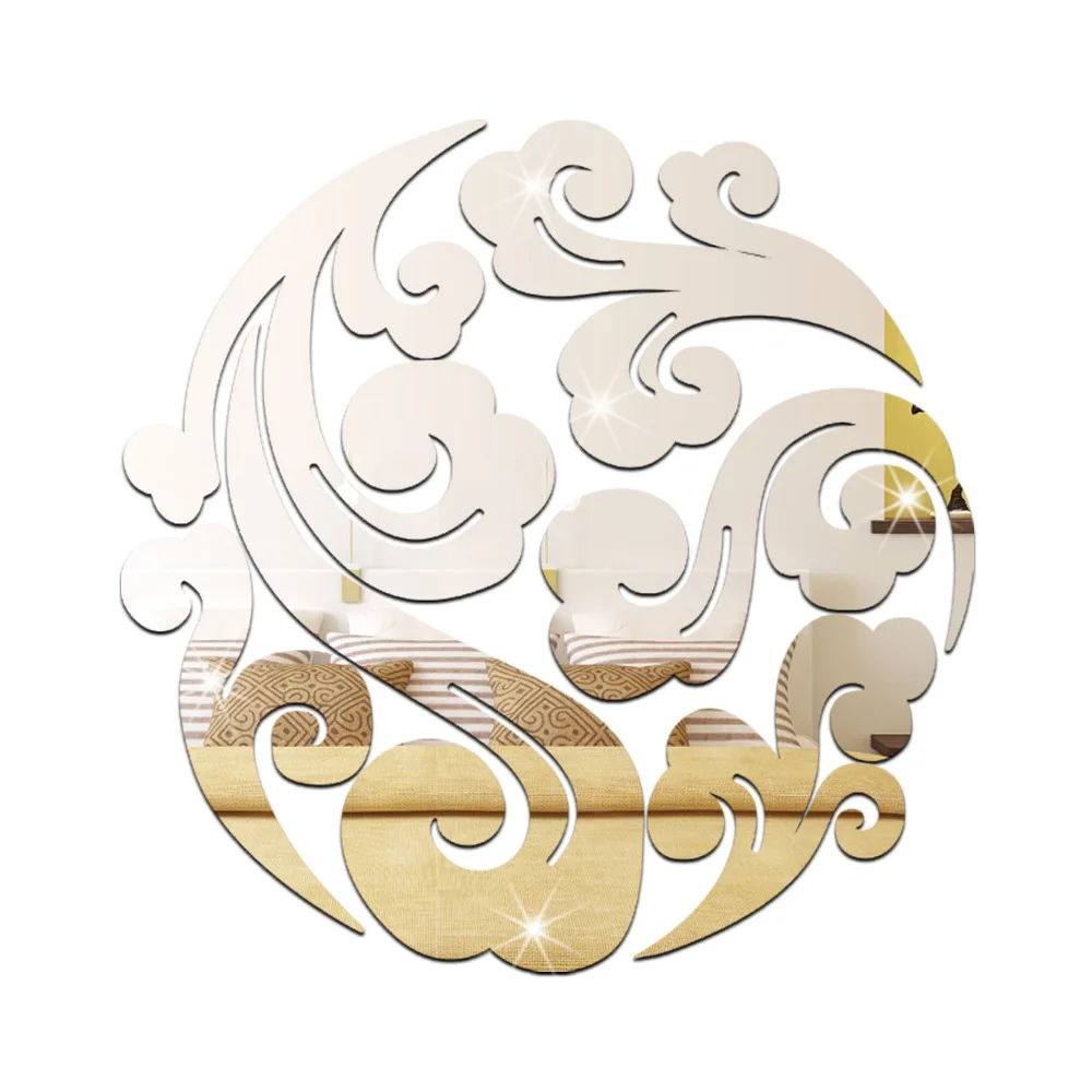 Высококачественная зеркальная настенная паста Xiangyun прикрепленная к украшению