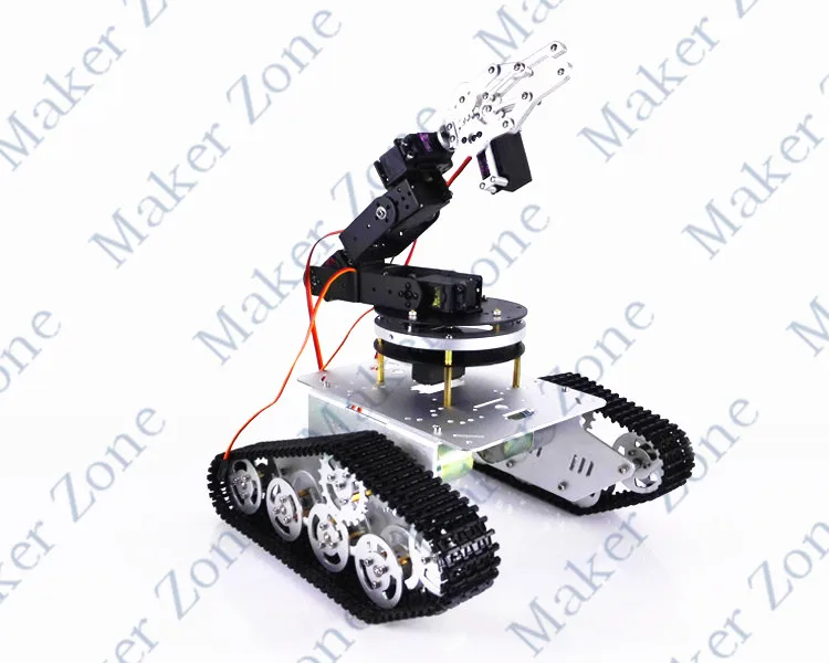 TA002 Robot Arm tank car 6 DOF vehicle-mounted Hand Metal Claw Rotation Platform PCSHigh Torque Servos For DIY | Игрушки и хобби