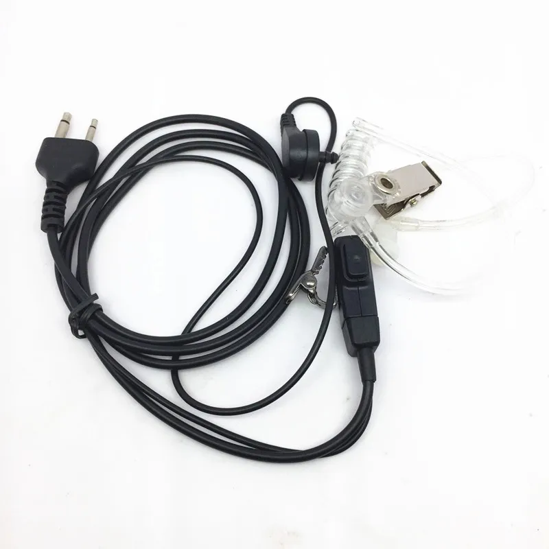 2PIN белые трубные наушники для ICOM IC V8 V85 V82 V80 двухсторонние радиоприемники|Рации| |