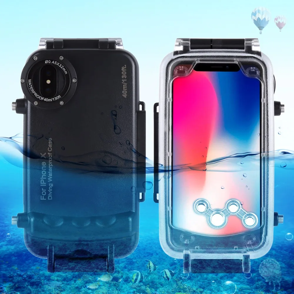 HAWEEL для iPhone X/iPhone XS Дайвинг 40 м/130ft водонепроницаемый корпус фото принимать видео