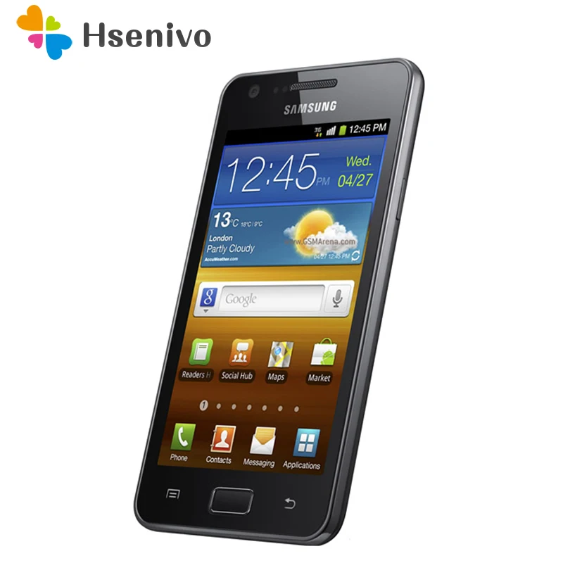 Samsung S2 Восстановленный разблокированный оригинальный I9103 Galaxy R телефон Android Wi Fi GPS