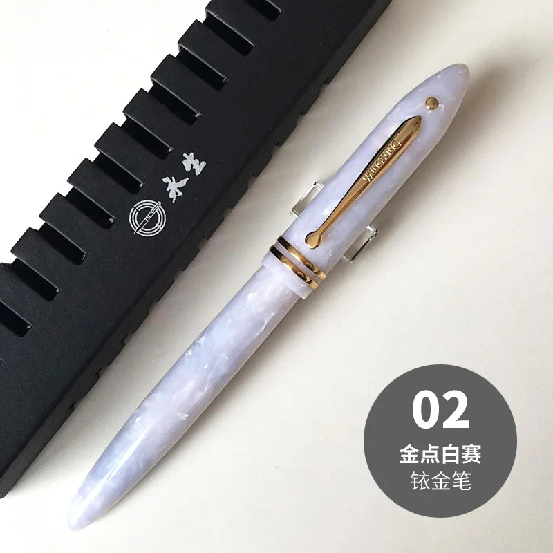 colour2 Классический орнамент wingsung 626 бутик целлулоидная авторучка перо из иридия 0,5 мм - Цвет: colour2