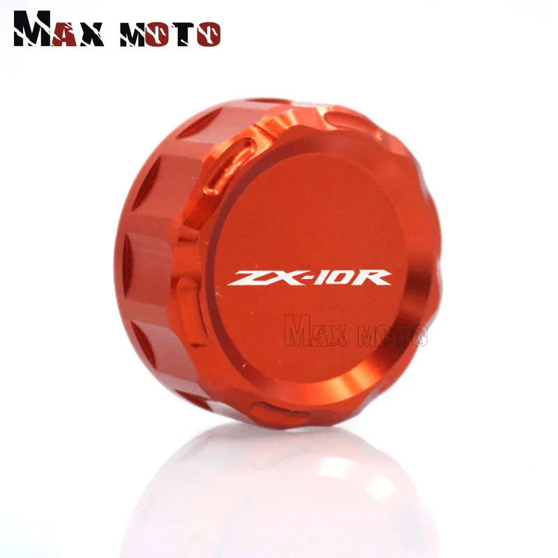 For KAWASAKI NINJA ZX-10R ZX10R ZX 10R 2009 2010 2011 2012 2013 2014 Motorcycle Accessories CNC Rear Brake Reservoir Cover Caps |