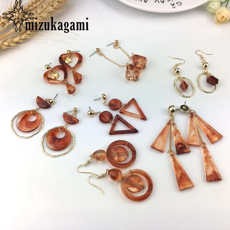 Акриловые амулеты различные геометрические формы амулеты для DIY модные серьги аксессуары для изготовления ювелирных изделий