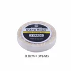 1 рулон 0,81 см * 3 ярда супер волосы белая лента Двухсторонняя клейкая лента для наращивания волоскружевной парикпарик