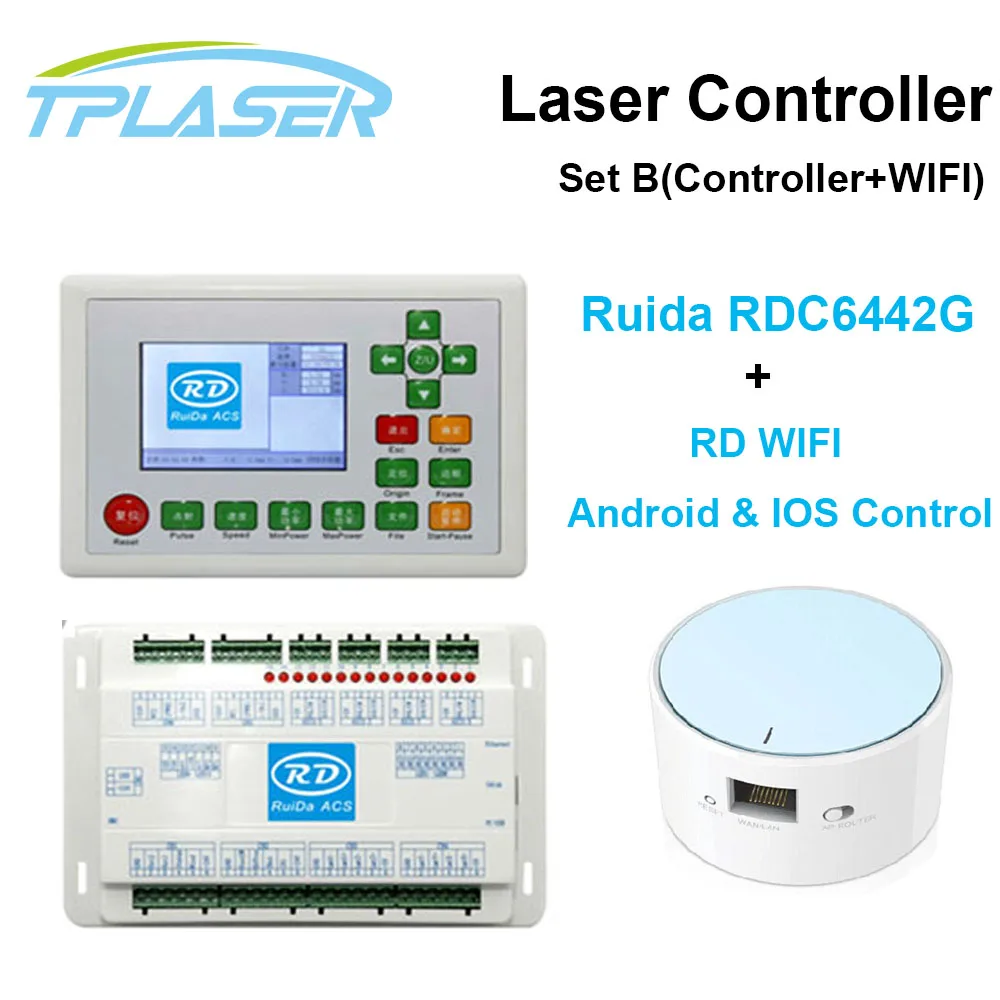 Ruida RDC6442G DSP лазерный контроллер PSU Wi Fi ручка для Co2 лазерной гравировки и
